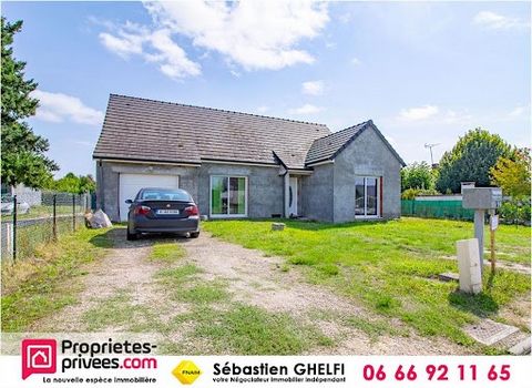 proche de Contres (Le Controis en Sologne 41700). sur la commune de Soings en Sologne (41230) belle maison contemporaine de plain pied à pieds des commerces grand salon séjour ouvert sur cuisine aménagée- 3 chambres-wc - salle de bain avec baignoire ...