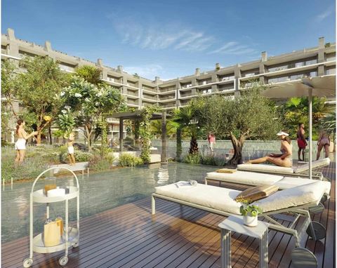 2-bedroom flat with terrace in Seixal (Lisbon area) located in the new and exclusive RIVA, a development on the riverfront, with views over Lisbon, in a condominium with outdoor swimming pools, gardens, sun decks, pit fire, cinema room, co-working sp...