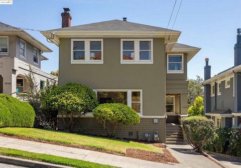 Step into timeless elegance with this grand Traditional Piedmont home, built circa 1919 and nestled in Oakland s desirable Lakeshore Neighborhood. Offering approximately 1,738 square feet of living space on a 4,080 sq. ft. lot, this 3-bedroom, 1.5-ba...