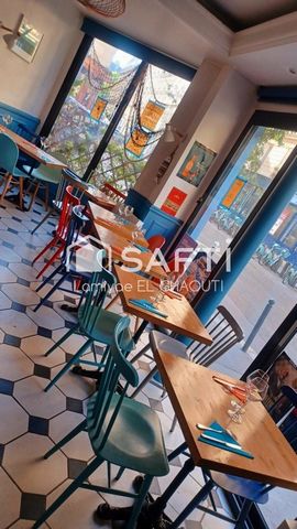 Joli RESTAURANT d'ANGLE sur 2 NIVEAUX et TERRASSE
