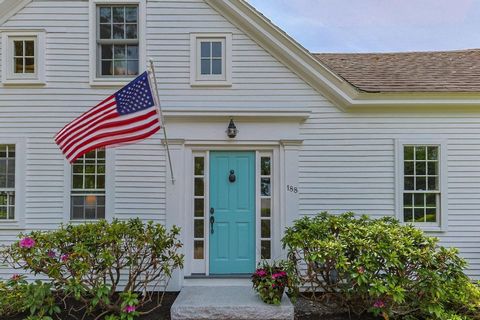 Exquisitely Renovated 1830 Greek Revival estate on 1+ acre... Step into timeless elegance blending historical charm with modern updates. Known as the historic Jabez Sparrow Homestead built in 1830 and set on a level and meticulously maintained 1.04-a...
