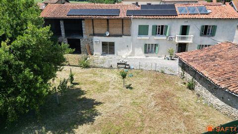 Ancienne fermette 4 chambres, garage et jardin clôturé - Autonomie d'énergie