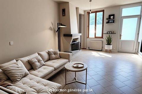 Maison mitoyenne 2 chambres et un bureau