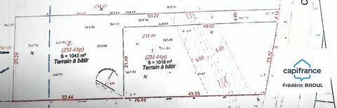 Terrain à vendre de 1 045,00 m² CHAIGNAY (21)