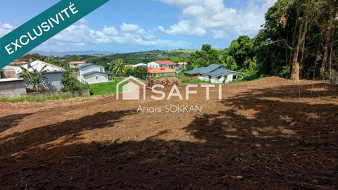 Terrain plat au Lamentin dans un quartier calme