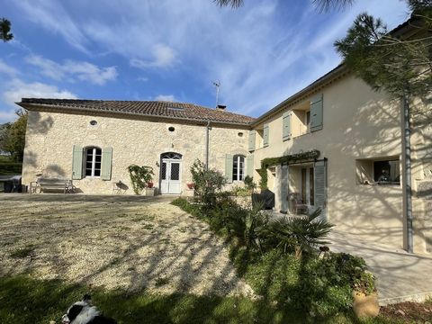 ELEGANTE MAISON GASCONNE AVEC MAISON D'AMIS INDEPENDANTE