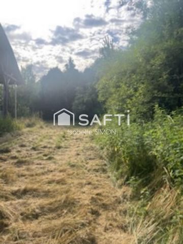 Terrain constructible avec hangar de 150 m²