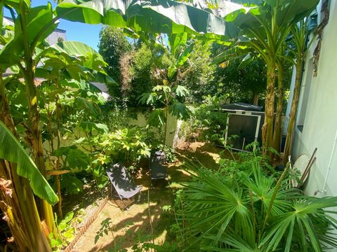 T3 lumineux de 61 m2 et jardin tropical de 46 m2