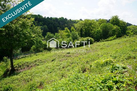 Terrain à bâtir de 942 m² avec vue dégagée plein sud – Commune de Courtefontaine –