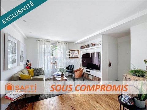 Anglet, Quartier Hardoy – Superbe T3 traversant rénové avec goût