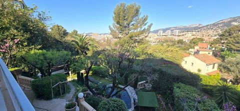 Dpt Var (83), à vendre TOULON SERINETTE appartement T4 + grand rez de jardin
