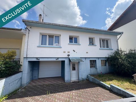 Maison avec un grand jardin de 1000 M2, trois chambres, cuisine ouverte sur le séjour avec un balcon !