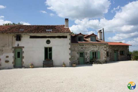 A two storey renovated farmhouse with 7 hectares of land. Ideal for equestrian use or as a small holding. Situated in a quiet hamlet in the glorious country side of the Haute Vienne.The property is apart from the rest of the hamlet.It is not overlook...