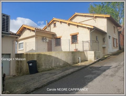 Dpt Tarn et Garonne (82), à vendre MOLIERES maison plain-pied jardin garage 83 m² 2 chambres