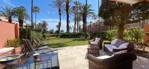 Ground Floor Beach Apartment Fabulous ground floor apartment, located in Block 9 of Paseo del Mar, with wonderful views over the landscaped gardens, the beach and the sea. With a south-east orientation, it comprises of an entrance hallway, L-shaped l...