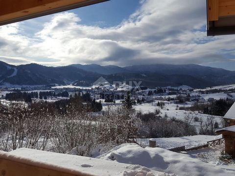Location: Primorsko-goranska županija, Mrkopalj, Mrkopalj. We offer you a unique opportunity to become the owner of a beautiful family house located in the idyllic surroundings of Mrkopalj. This enchanting property not only provides comfort and luxur...