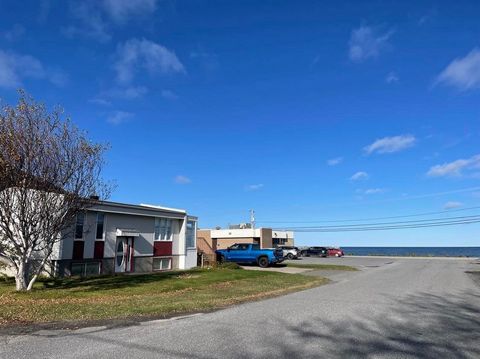 House for sale in Gaspésie. View of the river, in the heart of the village in Mont-Louis. 4 Bedrooms, 5th poss.2 S.de Baths. Possibility to furnish everything*. Bi-generation housing 4 1/2 +bur. revenue potential. Independent Entry Ideal for office w...