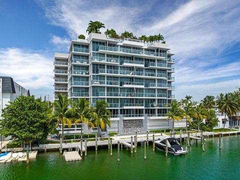 Welcome to this corner 2 bed 2 bath home at Bijou Bay Harbor, a waterfront new development built in 2021, designed by Revuelta Architecture International with interiors by Adriana Hoyos Design Group. Unit features a split floor plan with 9ft floor to...