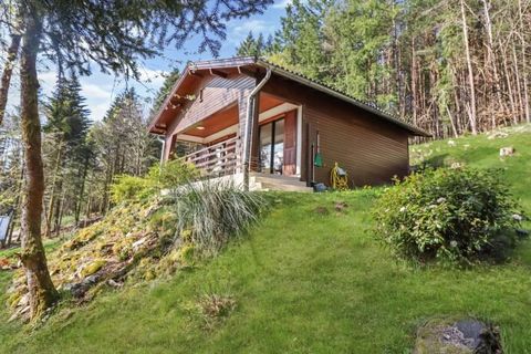 Placed beautifully within woodland, elevated to frame the most stunning view, is this beautiful wooden chalet with 1 bedroom, fully equipped and furnished with quality pieces. With surrounding gardens of 681m2, you also acquire a private parking area...