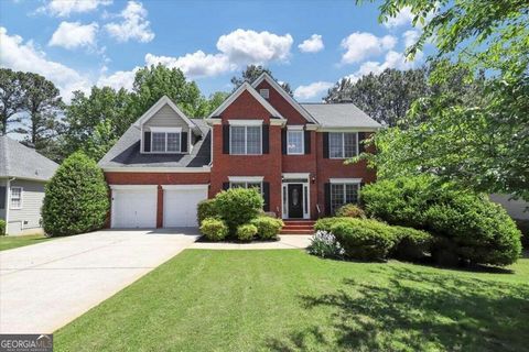 Gorgeous 2 Story, front Brick Home for sale in Fantastic Swim/Tennis Community in West Cobb! This Home Has It All! Elegant 2 Story Entry, Spacious Open Floor Plan, Large Family Room with Fireplace, Banquet Size Dining Room, Large deck over walkout ba...