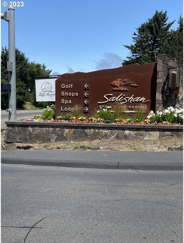 Build your dream home in coveted Salishan Spa & Golf Resort. Gated community with golf course within walking distance to your front door. This is the last lot to build on on top of Salishan overlooking the forest on a cup-de-sac with no through acces...