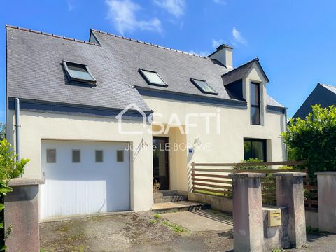 A moins de 10 minutes de Pont-Croix et Plouhinec, sur la commune de Mahalon, proche commodités, je vous présente cette jolie maison familiale de 101m² habitable. Construite en 1987, elle dispose en rez-de-chaussée d'un salon-séjour de près de 30m², u...