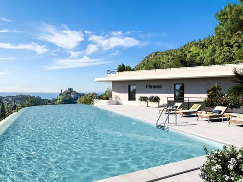 LUSSUOSI APPARTAMENTI NUOVI CON VISTA MARE – RESIDENCE CON PISCINA - NEL VERDE - CONTESTO ESCLUSIVO A SOLI 15 MINUTI DA MONACO - Situato ai piedi del pittoresco borgo medievale di Eze, sulla splendida Costa Azzurra, sorge 