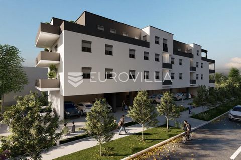 Zagreb, Trnava, new building, three-room apartment on the third floor of 88m2. The planned construction completion date is the beginning of 2025 It consists of an entrance hall, an open space that unites the living room, kitchen and dining room, bath...