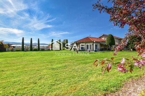 Propriété de charme avec piscine, vue montagnes et terrain paysagé !