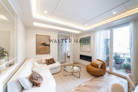 A recently renovated, brand-new apartment is offered for seasonal rent in the beloved Ibiza neighborhood, just steps from the iconic Retiro Park. This home is located on the fourth floor of a modern 1969 building with concierge service, offering a su...