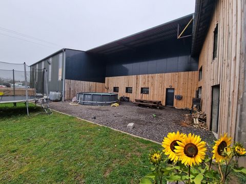 DOMAINE à vendre proche EPINAL (88) FERME rénovée avec HANGAR réparation Automobiles