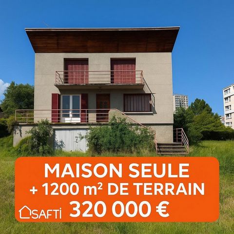Maison + 9 garages sur terrain divisible de 2 000 m² – Fort potentiel