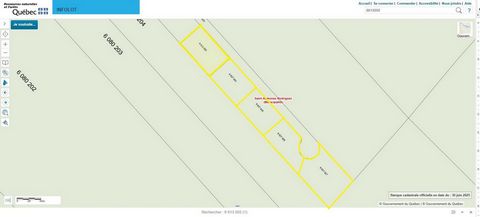 Opportunité! LOT de 5 terrains déboisés en pleine nature. Possibilité d'unifamilial, chalet ou chalet locatif. Un havre de paix à St-Alphonse avec une vue panoramique et un accès direct sur les pistes de VTT et motoneiges. Hydro est sur place pour br...