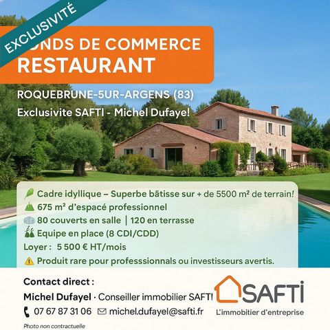 Restaurant sur + de 5500?m² terrain, 675m2 pro