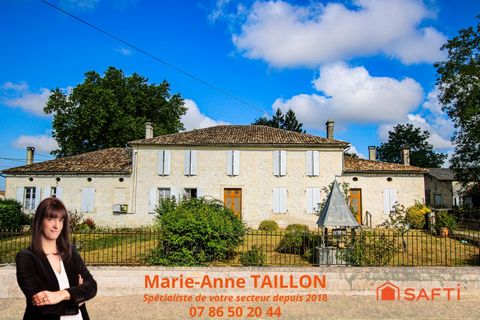 Charentaise de caractère de 300 m² habitables sur une parcelle arborée de 7 000 m²