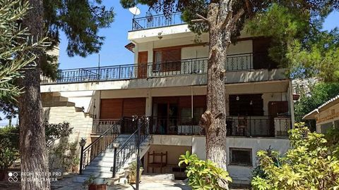 Residence for sale in Saronida with an area of 364 sqm on a plot of 1150 sqm, can be built an additional 327 sq.m. Year of construction 1970. It has three levels semi-basement, ground floor and first floor. Interior includes 5 bedrooms, 1 bathroom, 1...