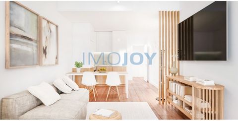 Apartment T1 + T0 with a private area of 109.15 m2 and balcony of 6.71 m2. This fraction consists of two T1 and T0 units. The T1 integrates a living room, kItchenette, full bathroom and, a bedroom. The T0 consists of a living room/bedroom environment...