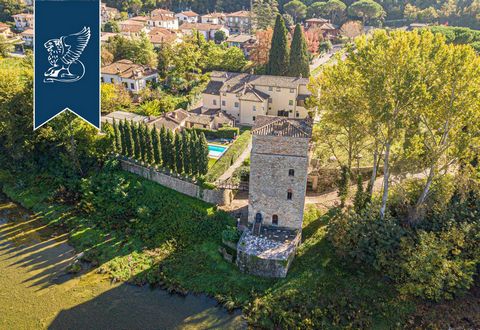 In the heart of Tuscany, in the province of Arezzo, among sweet rolling hills and along the shores of the river Arno, there is this prestigious 17th-century estate for sale. This enchanting property consists of the main villa and a medieval tower wit...