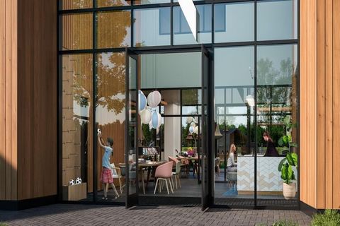 Dit moderne, vrijstaande vakantiehuis staat op het in 2023 geopende mooie vakantiepark Resort Nieuwvliet-Bad. Het ligt op 16 km. van de bekende Belgische badplaats Knokke. Het mooie Noordzeestrand ligt op slechts 1,2 km. Het vakantiehuis is gericht o...
