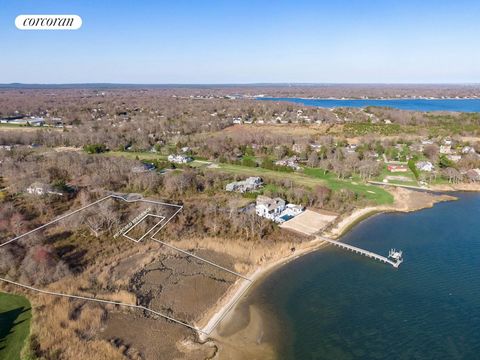 The Landings at Hart's Cove. This waterfront property set directly on Hart's Cove is located at the end of one of East Moriches' most prestigious streets. The setting is perfect- large lot, high elevation, abundant privacy, sandy beach, and one hundr...