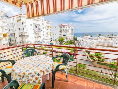 A beautiful centrally located apartment just 100 metres from the wonderful Nerja beaches. This spacious second floor apartment consists in a large living / dining room, a fully equipped kitchen, and two double bedrooms, one of them is with a double b...