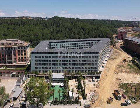 Appartementen met uitzicht op het bos in een milieuvriendelijk complex in Istanbul Appartementen bevinden zich in de wijk Göktürk in het district Eyüpsultan in Istanbul. Ze bevinden zich in een rustige omgeving, omringd door groen. Het is mogelijk om...