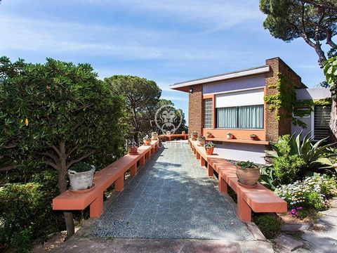 In der Stadt Cabrera de Mar an der Nordküste von Barcelona mit Meerblick haben wir dieses große 630 m² große Haus, das von einem Garten mit Pool umgeben ist und auf einem Grundstück von 11.100 m² gebaut wurde. Das Haus ist zeitgemäß gestaltet und auf...