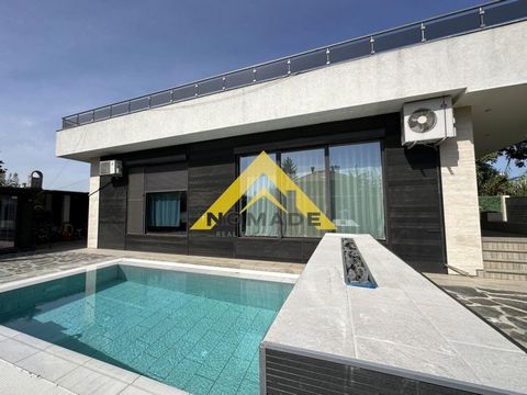 Real estate agency 'Nomad' is pleased to present you an EXCLUSIVE one-storey house in modern style and swimming pool, 6 km. from Plovdiv to the village of Yagodovo. The property has an entrance hall, a spacious and bright living room with a dining ar...