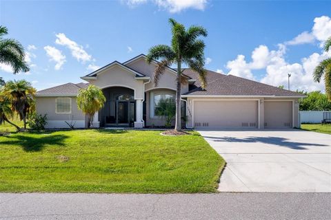 Welcome to Aqua Circle, one of the premium streets in South Gulf Cove, with million+ dollar waterfront homes along the Zephyr and Aqua waterways surrounding this one-owner GEM! This well-maintained 2006 Schroeder-Built home features nearly 3300 Squar...