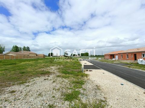 Terrain constructible et viabilisé