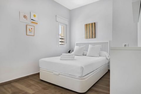 Perched atop the scenic cliffs of Torremolinos, this elegant two-bedroom apartment offers a serene escape with direct private access to the golden sands below. Designed to comfortably accommodate up to four guests, the apartment features a spacious l...