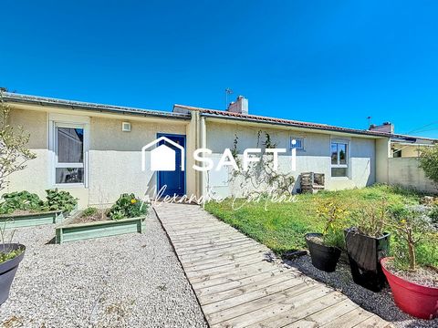 Maison de plain pied, 98m² 3 chambres, jardin