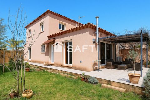 Maison T4 (3 chambres) de 100 m² à Rivesaltes avec terrasse et son jardin sur un terrain de 394 m²