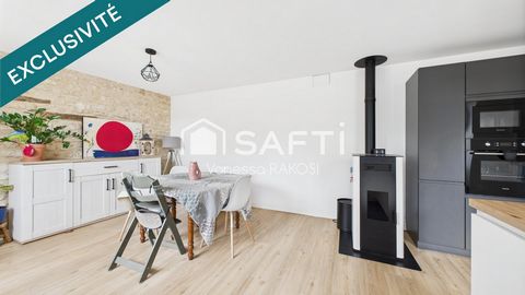 Maison familiale rénovée avec 3 chambres, jardin clos.